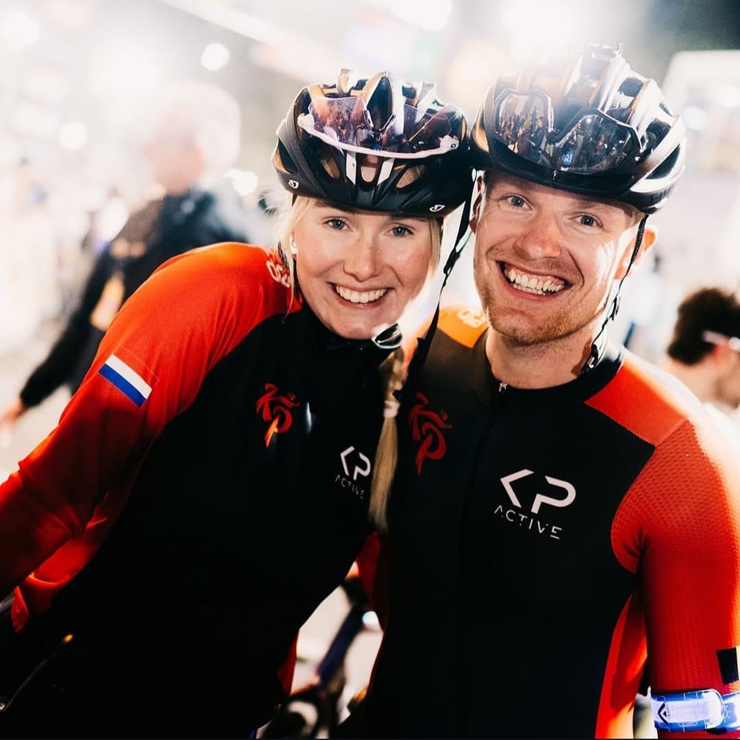 photo d'Enzo et Myron au départ du Turbo Cross