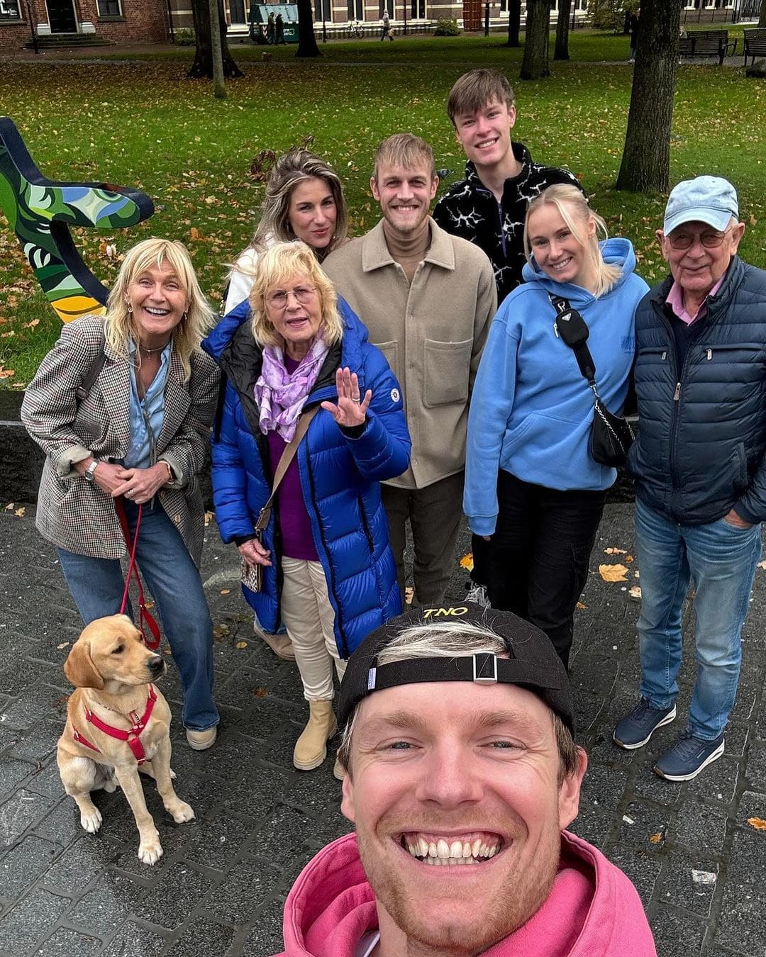 photo d'Enzo avec sa famille