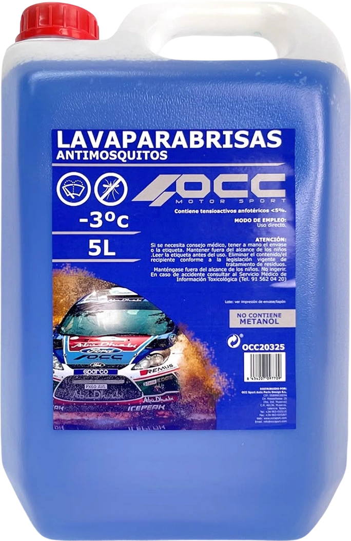 Une bouteille de lave-glace