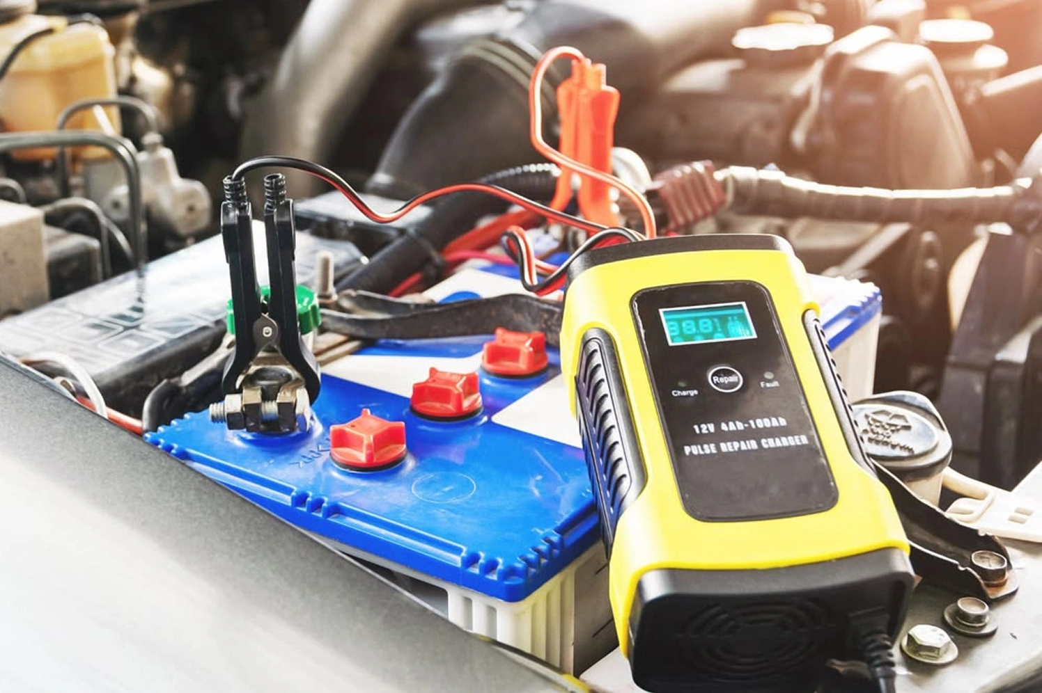 Image d'une batterie de voiture